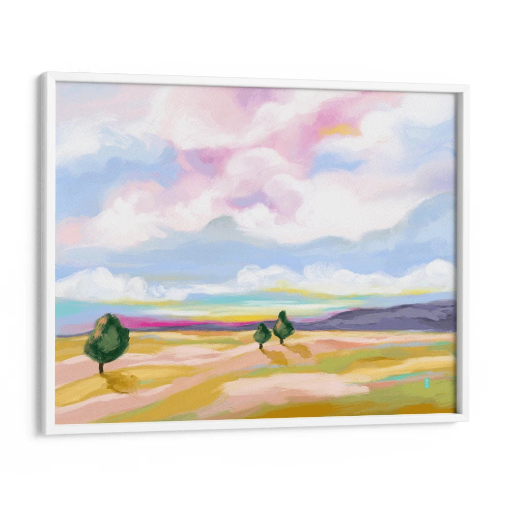 Dreamy Pastel Landscape Wall Art For Living Room - XS / Matte Paper / Rolled Art - Nook At You