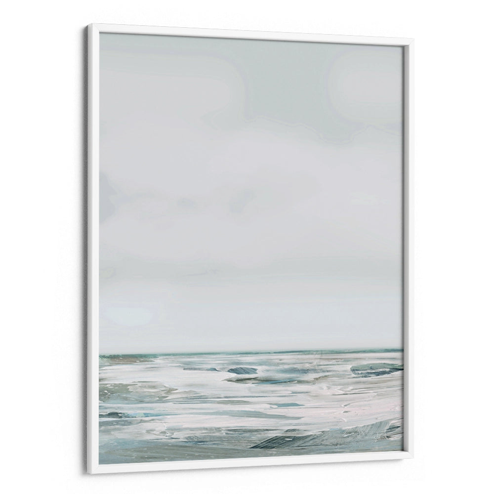 White Day Canvas Abstract Art - XS / Matte Paper / Rolled Art - Nook At You