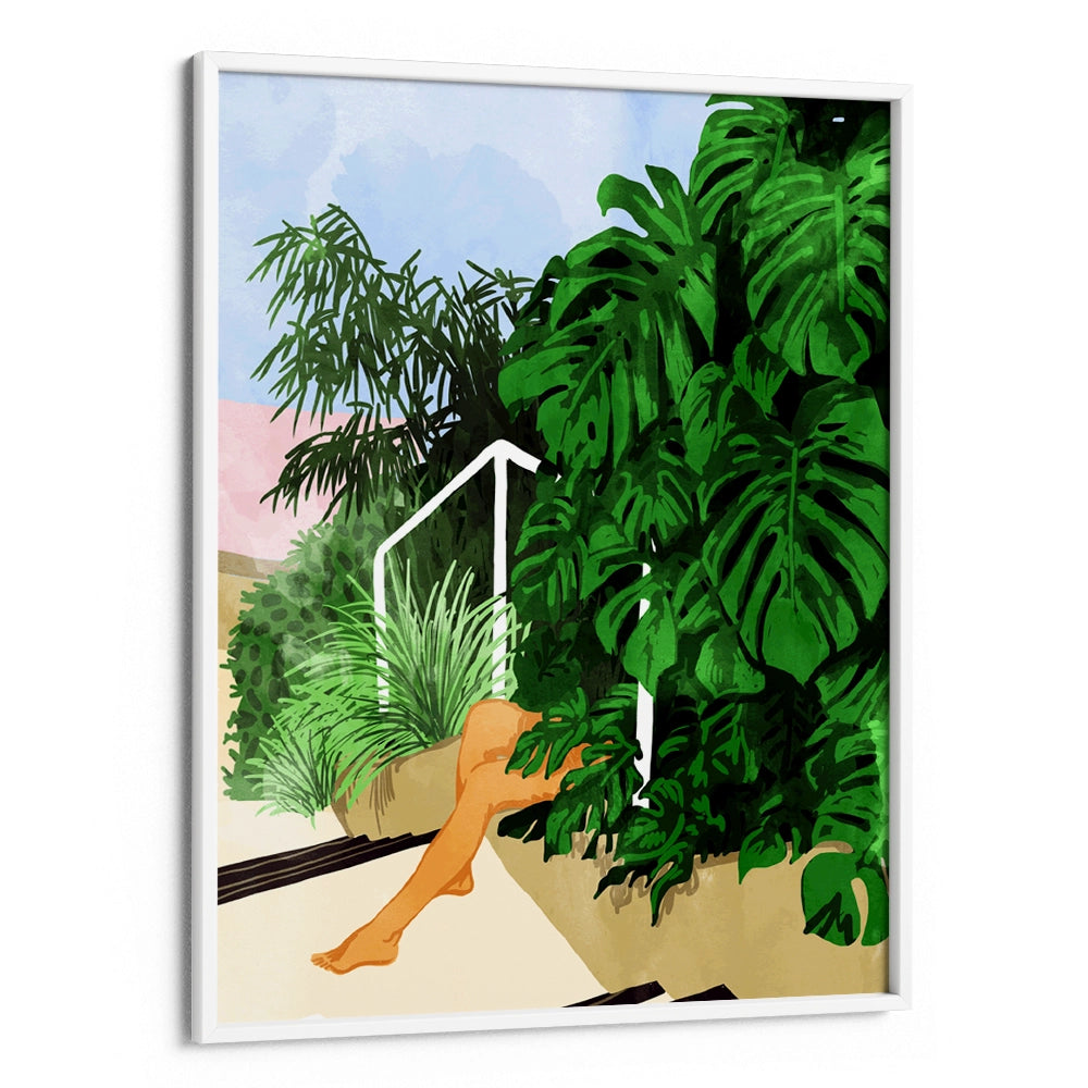 Hiding In Green Botanical Art Poster - XS / Matte Paper / Rolled Art - Nook At You