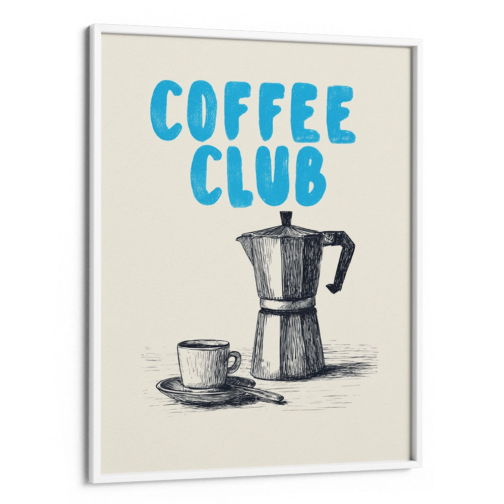 Coffee Club Dining Room Wall Art - XS / Matte Paper / Rolled Art - Nook At You