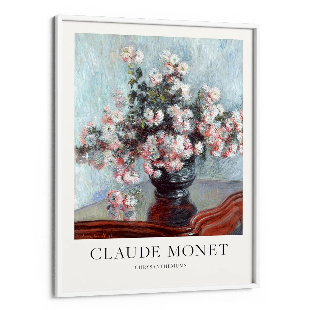 Claude Monet - Chrysanthemums Living Room Exhibition Wall Art - XS / Matte Paper / Rolled Art - Nook At You