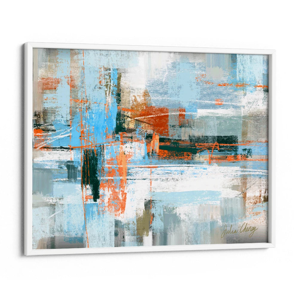 Fragments of Summer Vibrant Abstract Wall Art - XS / Matte Paper / Rolled Art - Nook At You
