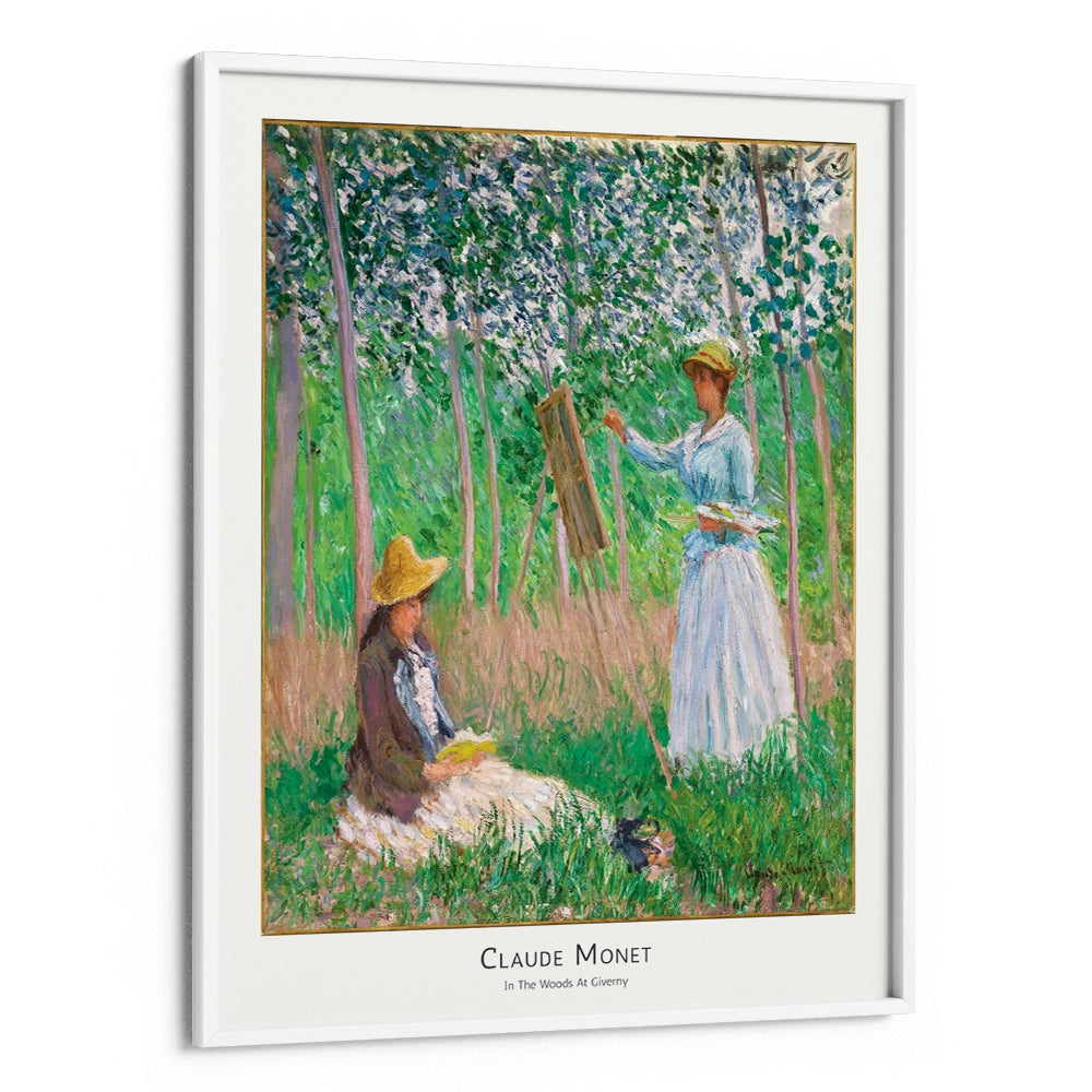 Monet - In The Woods At Giverny Exhibition Wall Art Painting - XS / Matte Paper / Rolled Art - Nook At You