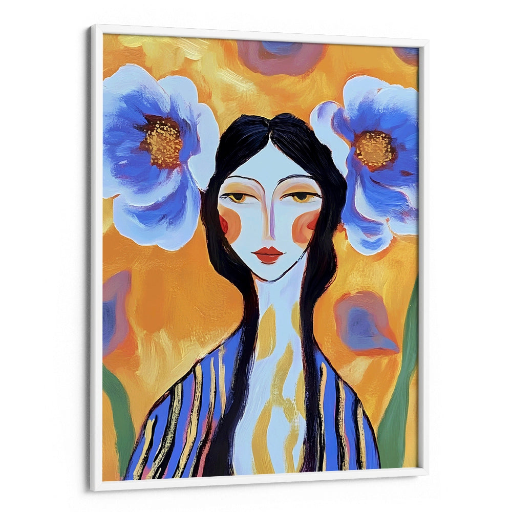 She Blooms Women Illustration Art Poster - XS / Matte Paper / Rolled Art - Nook At You
