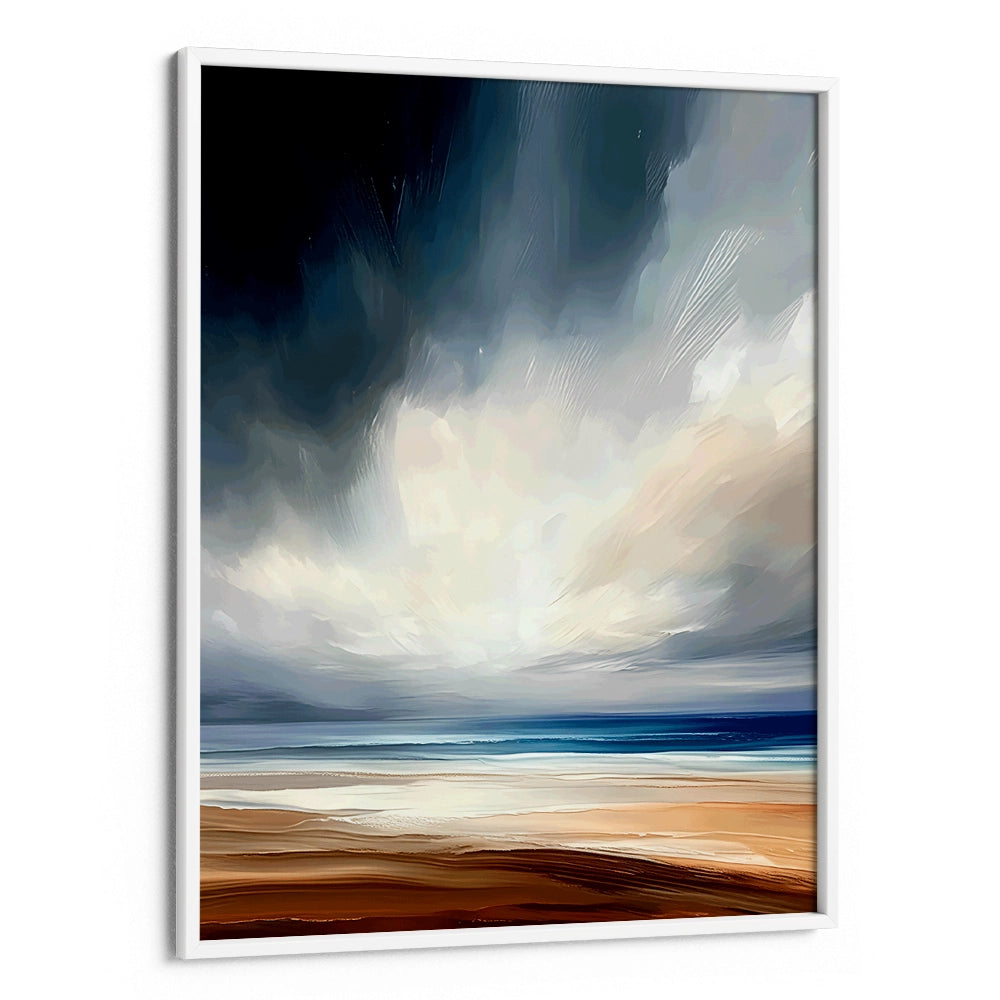 Dramatic Sky Abstract Wall Art Painting - XS / Matte Paper / Rolled Art - Nook At You