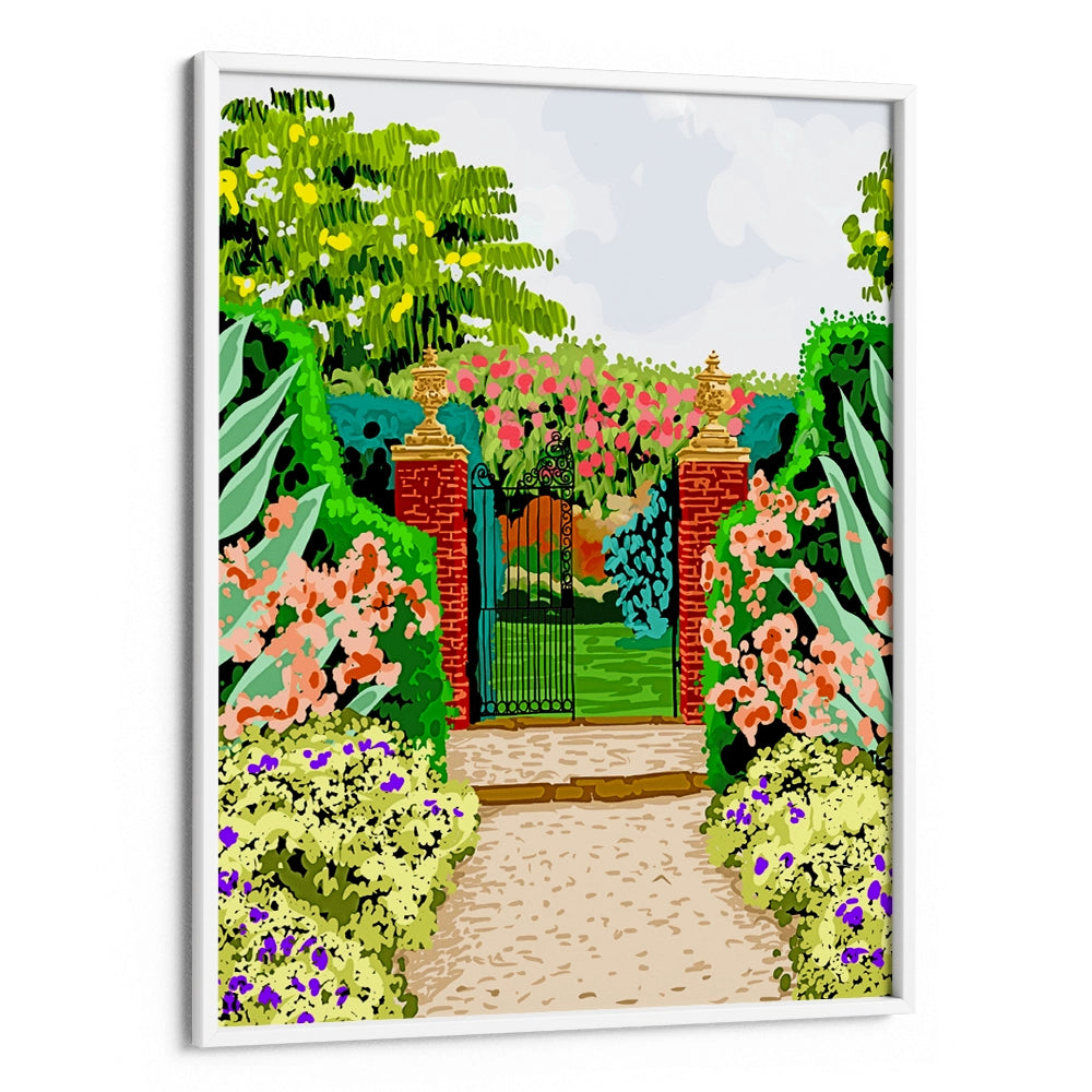 Gated Garden Landscape Art Print - XS / Matte Paper / Rolled Art - Nook At You