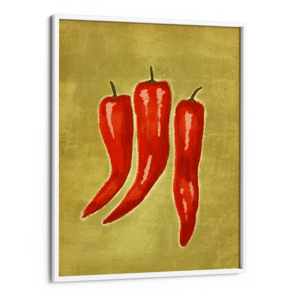 Hot Chili Trio Gourmet Wall Art Poster - XS / Matte Paper / Rolled Art - Nook At You