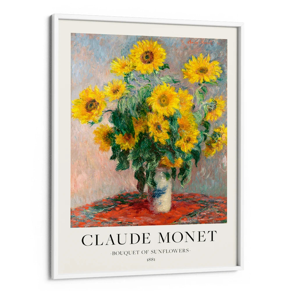 Claude Monet - Bouquet Of Sunflowers Timeless Exhibition Poster - XS / Matte Paper / Rolled Art - Nook At You
