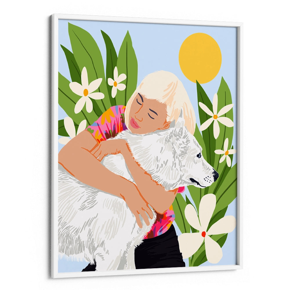 All You Need Is Love and a Dog Boho Wall Art - XS / Matte Paper / Rolled Art - Nook At You