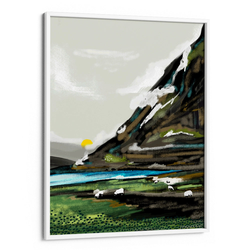 Graze Landscape Canvas Painting - XS / Matte Paper / Rolled Art - Nook At You