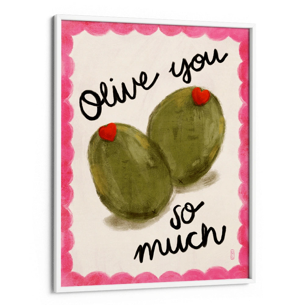 Olive You So Much Gourmet Wall Art Print - XS / Matte Paper / Rolled Art - Nook At You