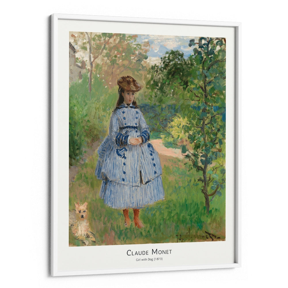 Monet - Girl with Dog (1873) Exhibition Poster - XS / Matte Paper / Rolled Art - Nook At You