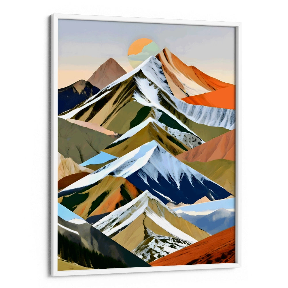 The Great Mountain Ranges Landscape Canvas Prints - XS / Matte Paper / Rolled Art - Nook At You