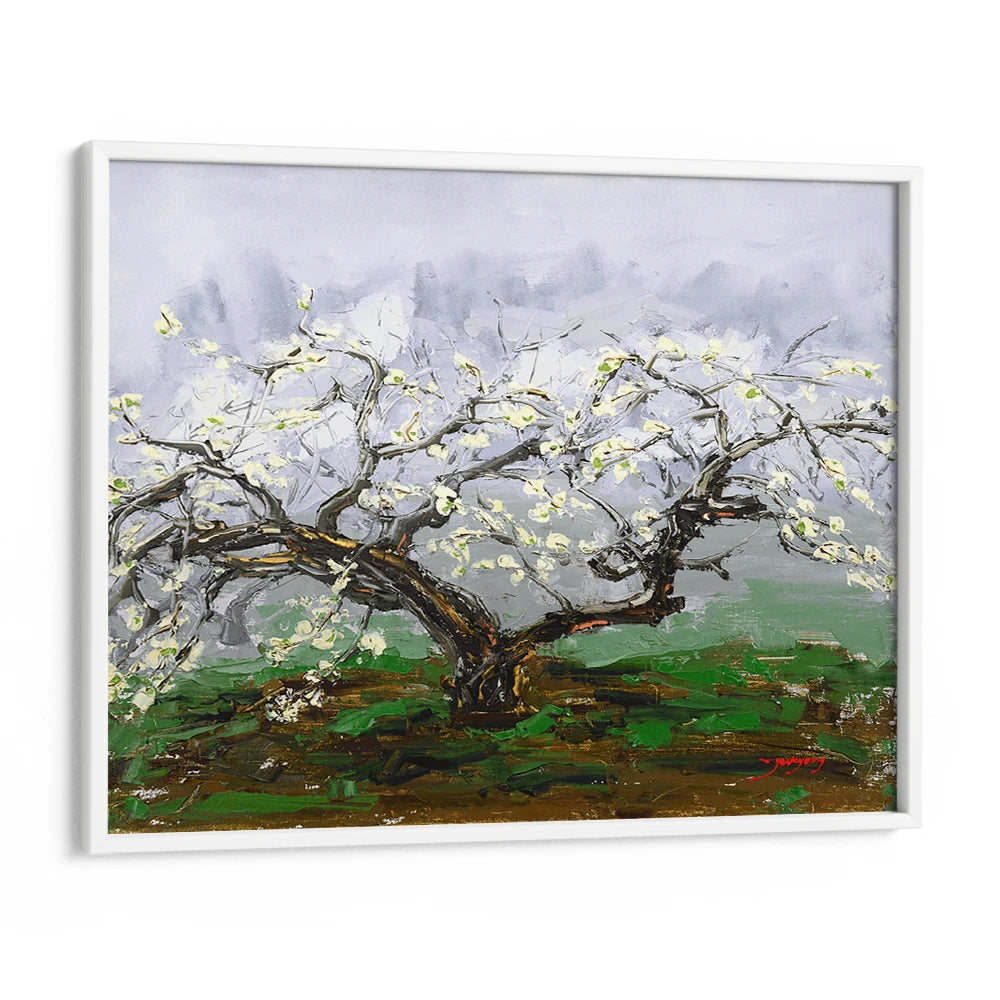 Spring Blossom Tree Nature Landscape Painting - XS / Matte Paper / Rolled Art - Nook At You