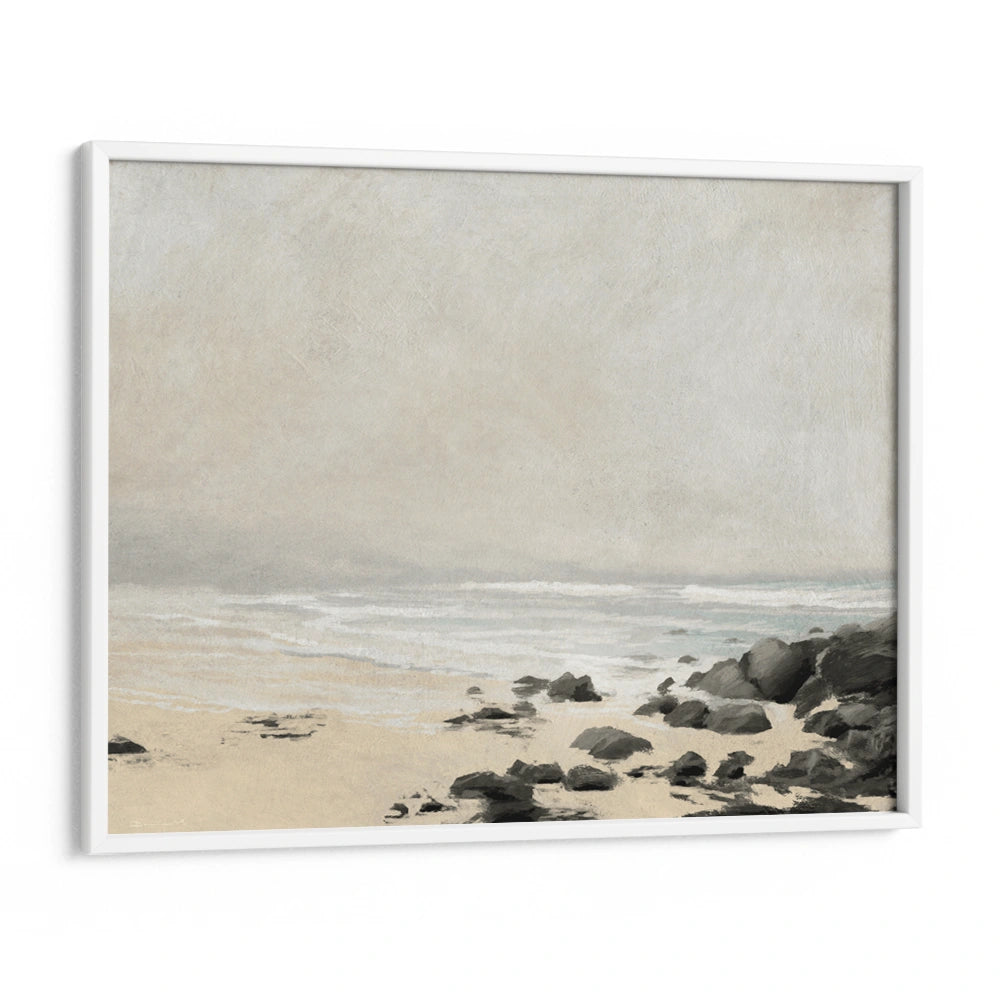 Beach Horizontal Landscape Painting - XS / Matte Paper / Rolled Art - Nook At You