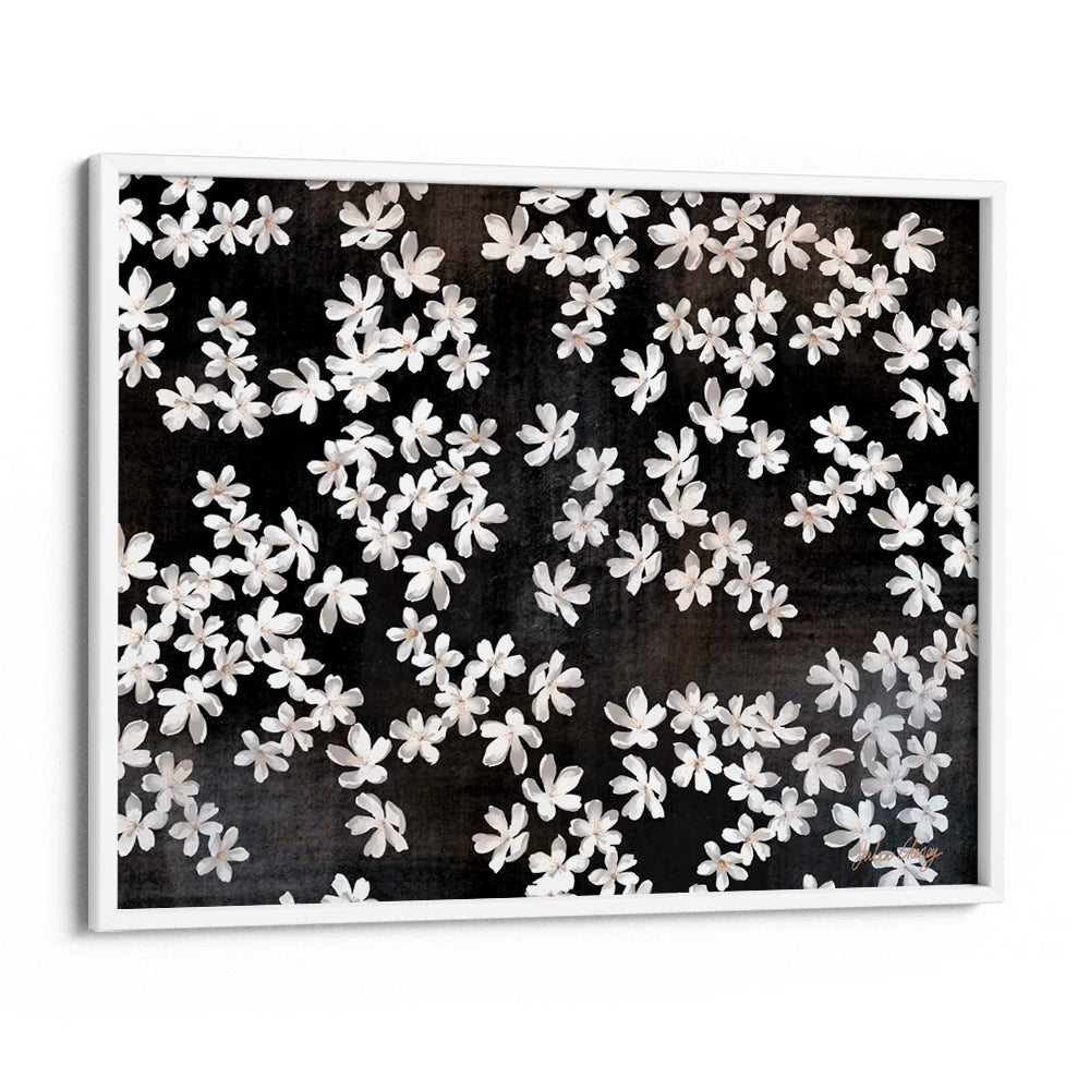 Delicate White Petals Abstract Wall Art Print - XS / Matte Paper / Rolled Art - Nook At You