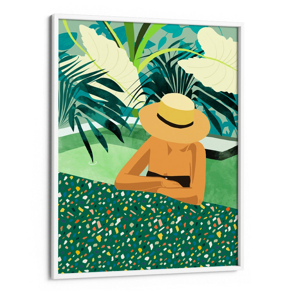 Tropical Serenity Aesthetic Boho Art - XS / Matte Paper / Rolled Art - Nook At You