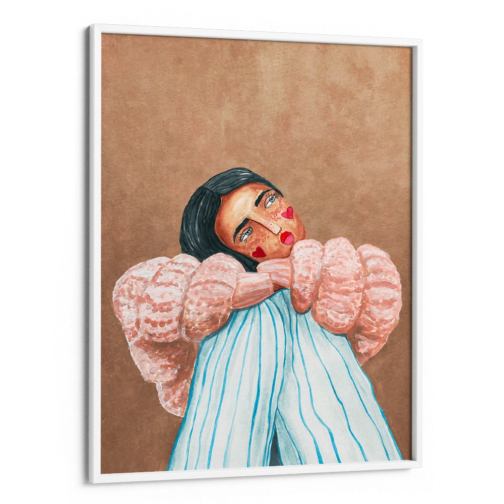 Dreaming girl Art Print - XS / Matte Paper / Rolled Art - Nook At You