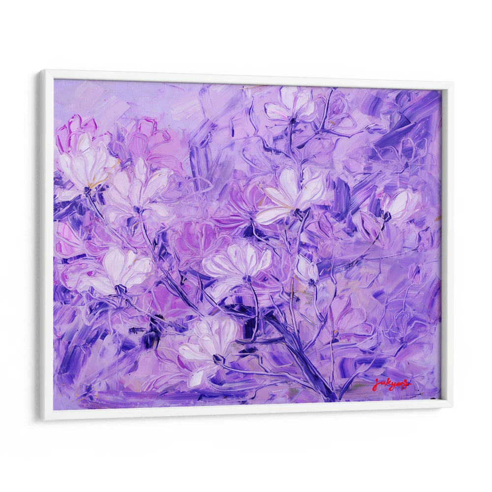 Dreamy Lavender Blossoms Vibrant Botanical Wall Art Poster - XS / Matte Paper / Rolled Art - Nook At You