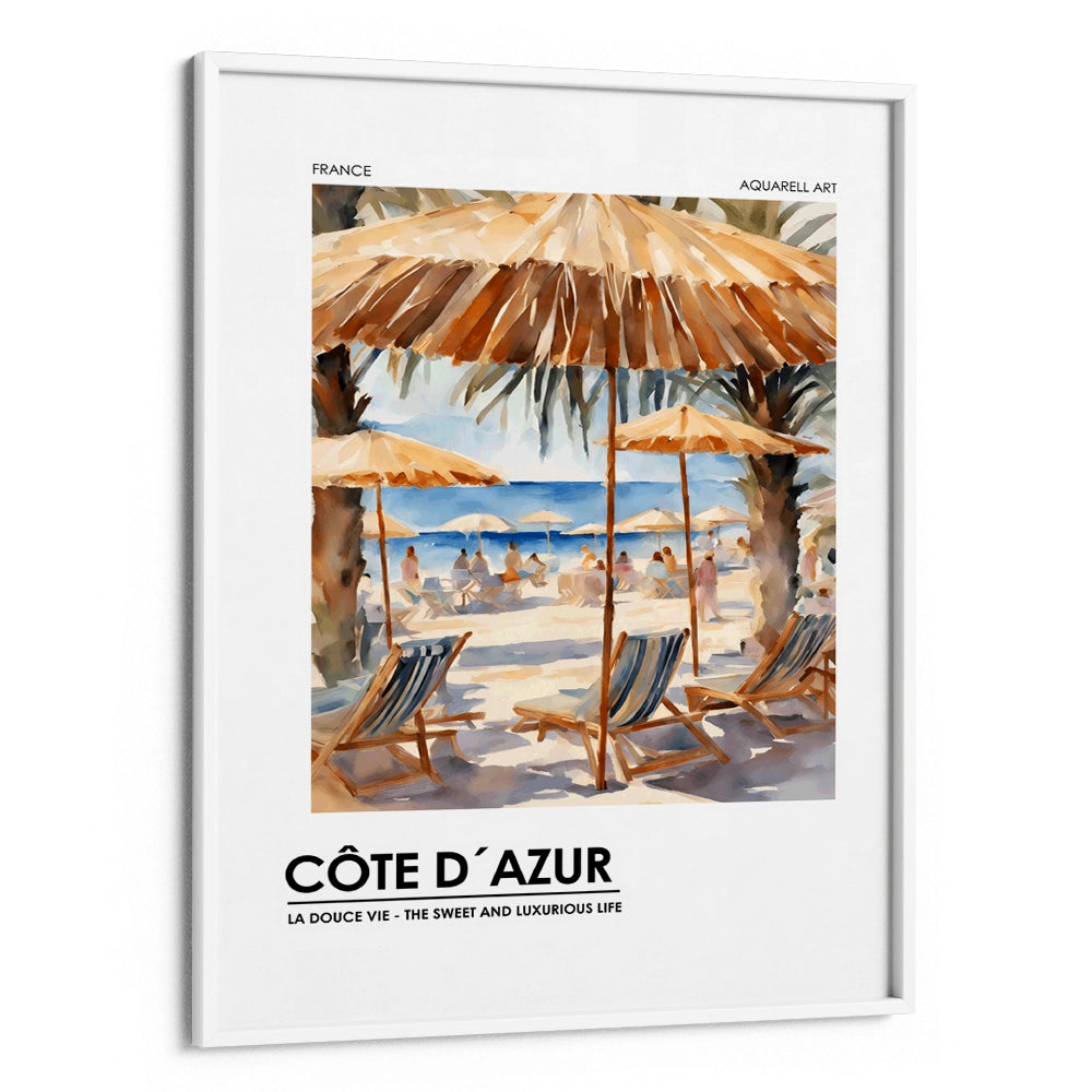 Côte d_Azur Landscape Wall Art - XS / Matte Paper / Rolled Art - Nook At You