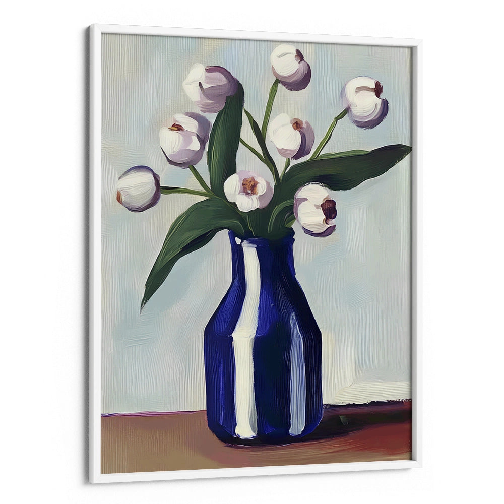 White Tulips Botanical Art Poster - XS / Matte Paper / Rolled Art - Nook At You