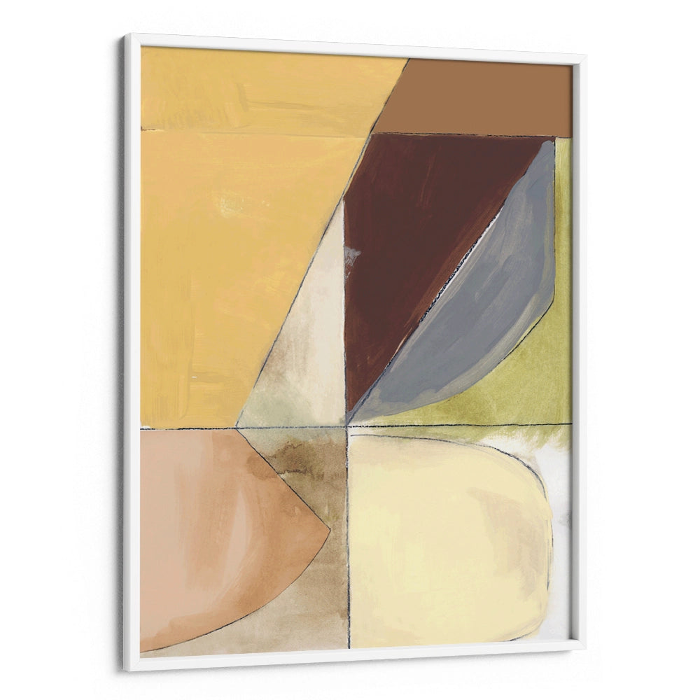 Warm Angles Modern Abstract Painting - XS / Matte Paper / Rolled Art - Nook At You
