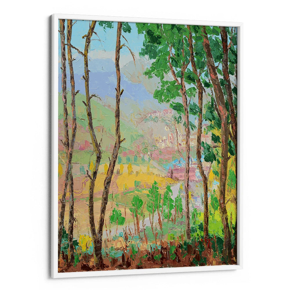 Scenic Valley Village Portrait Landscape Wall Art Poster - XS / Matte Paper / Rolled Art - Nook At You