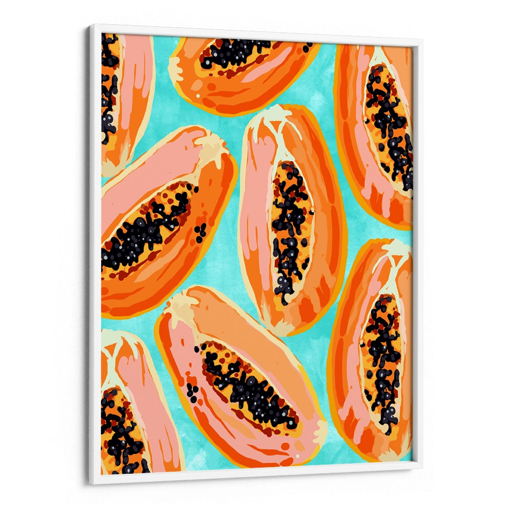 Big Papaya Canvas Prints - XS / Matte Paper / Rolled Art - Nook At You