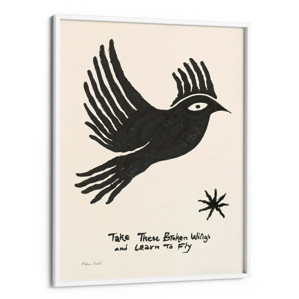 Fly Away Quotes Wall Art - XS / Matte Paper / Rolled Art - Nook At You