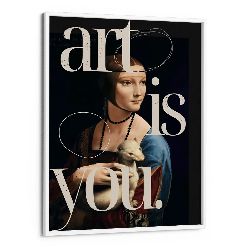 Art Is You Classic Portrait Quirky Wall Art - XS / Matte Paper / Rolled Art - Nook At You
