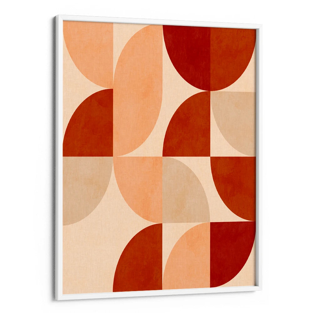 Autumn Mid Century Earthy Geometric Wall Art - XS / Matte Paper / Rolled Art - Nook At You