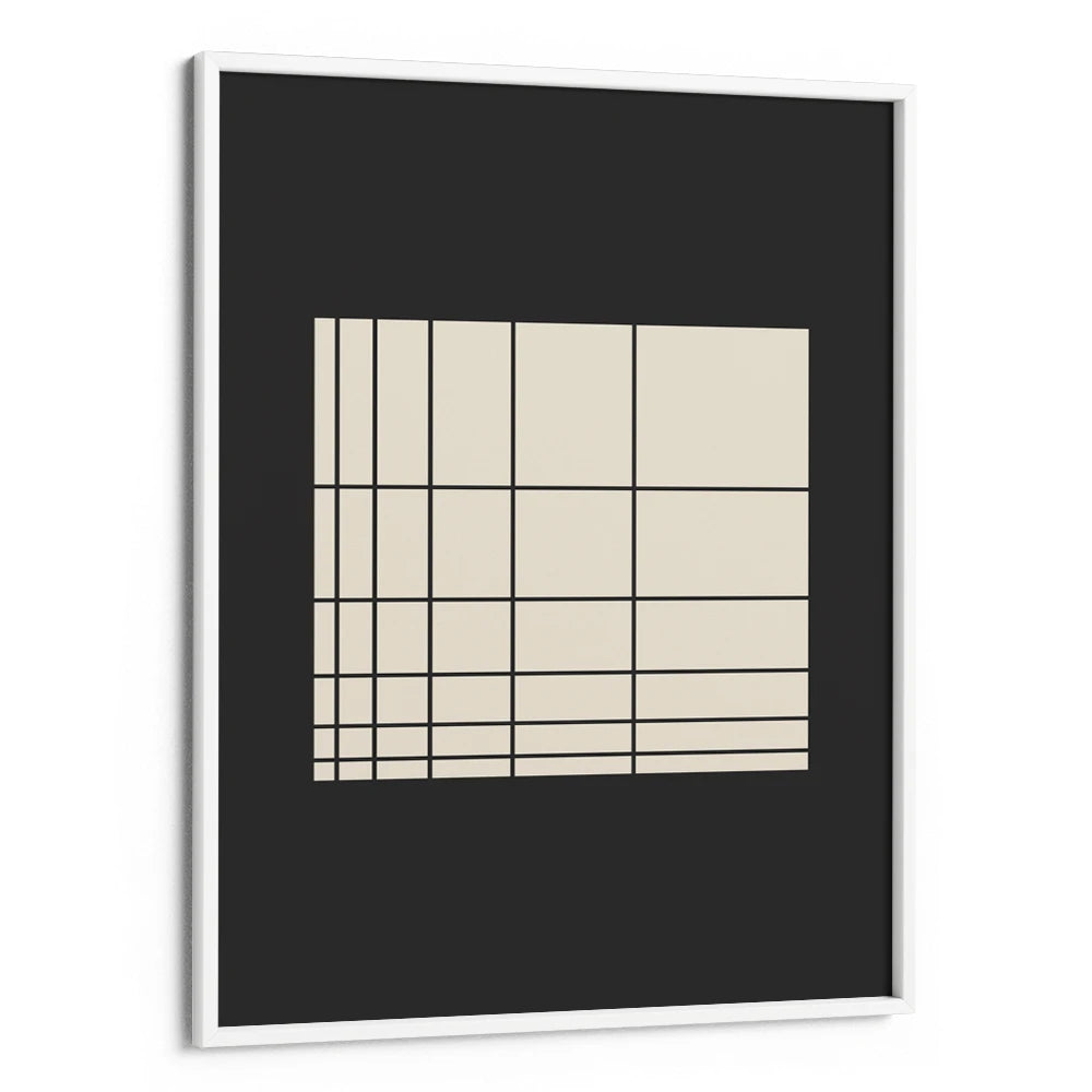 Modern Grid Abstraction Canvas Wall Art - XS / Matte Paper / Rolled Art - Nook At You