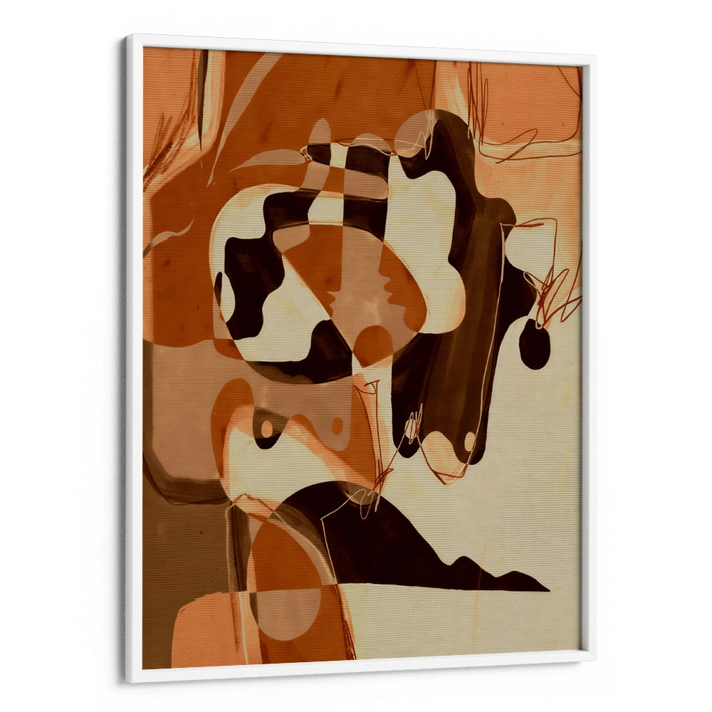 Becoming 3 Abstract Paintings - XS / Matte Paper / Rolled Art - Nook At You