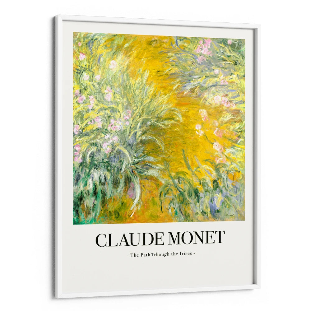 Claude Monet - The Path Through The Irises Vintage Museum Poster - XS / Matte Paper / Rolled Art - Nook At You