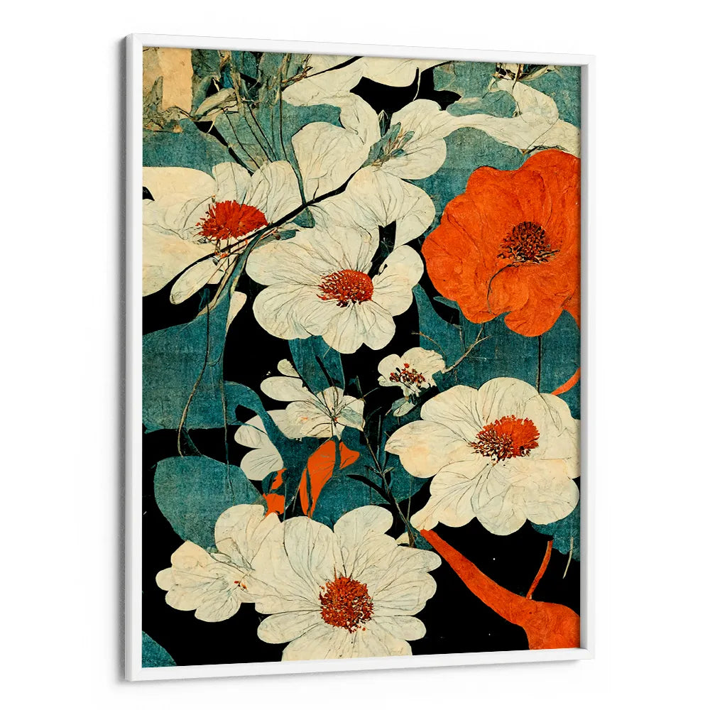 Floral Symphony Modern Botanical Print - XS / Matte Paper / Rolled Art - Nook At You