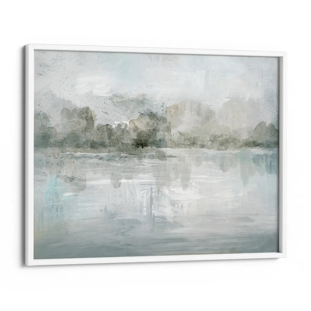 Stillwater Haze Abstract Wall Art Painting - XS / Matte Paper / Rolled Art - Nook At You