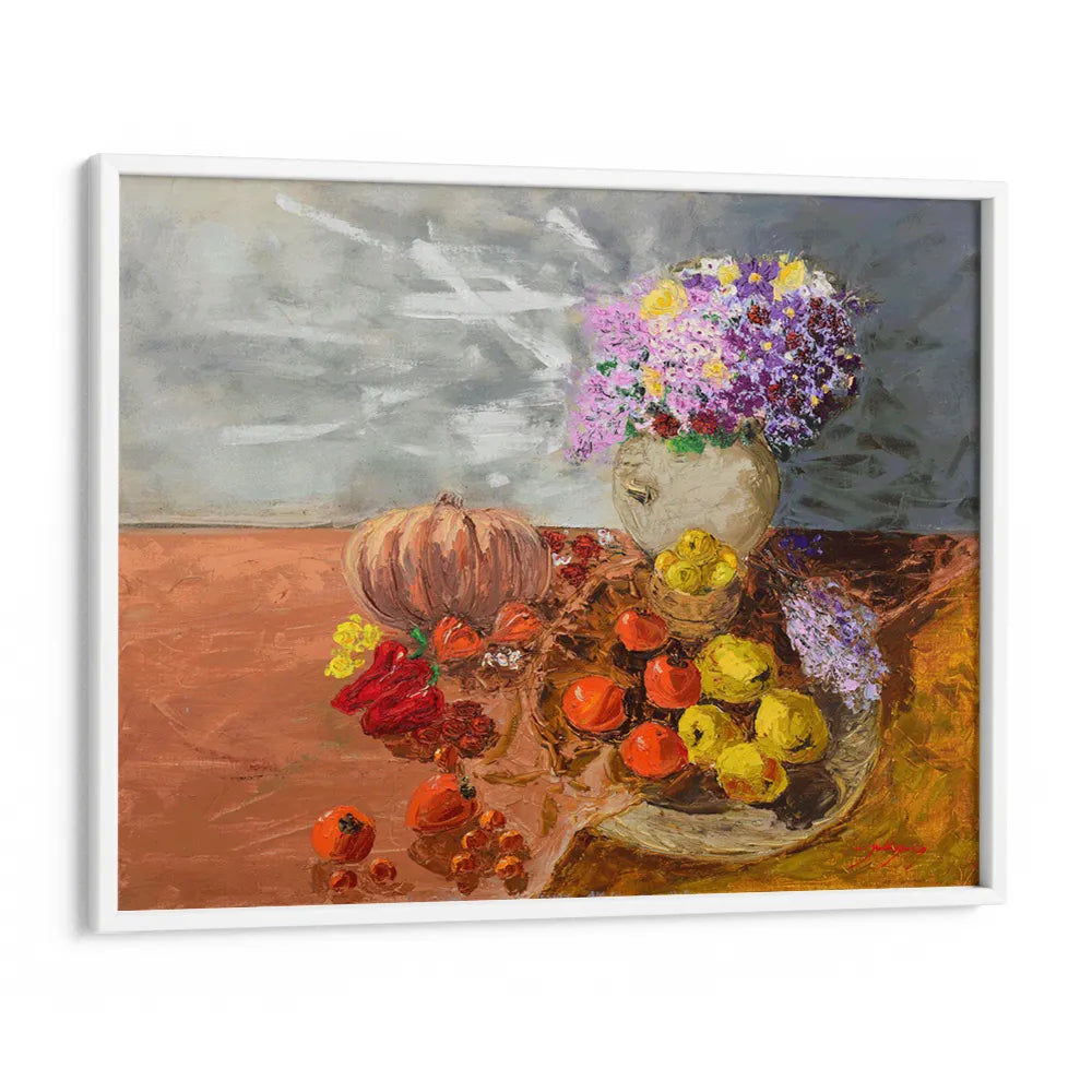 Vibrant Fall Harvest Abstract Wall Art Print - XS / Matte Paper / Rolled Art - Nook At You