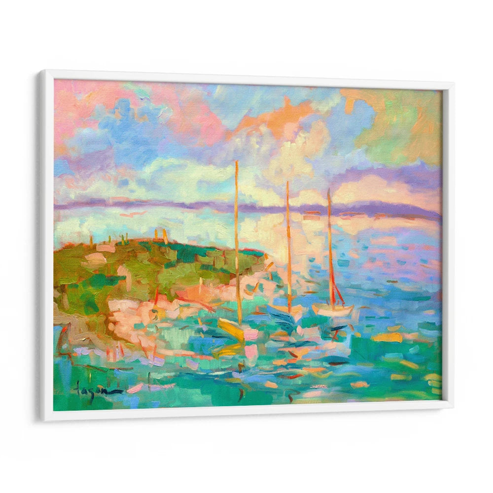 Serene Evening Landscape Poster - XS / Matte Paper / Rolled Art - Nook At You