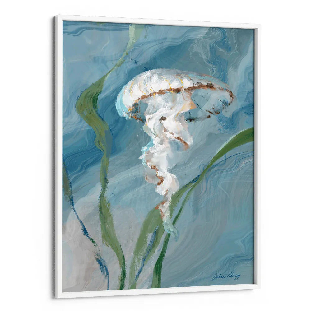 Jelly Fish Canvas Wall Art Painting - XS / Matte Paper / Rolled Art - Nook At You