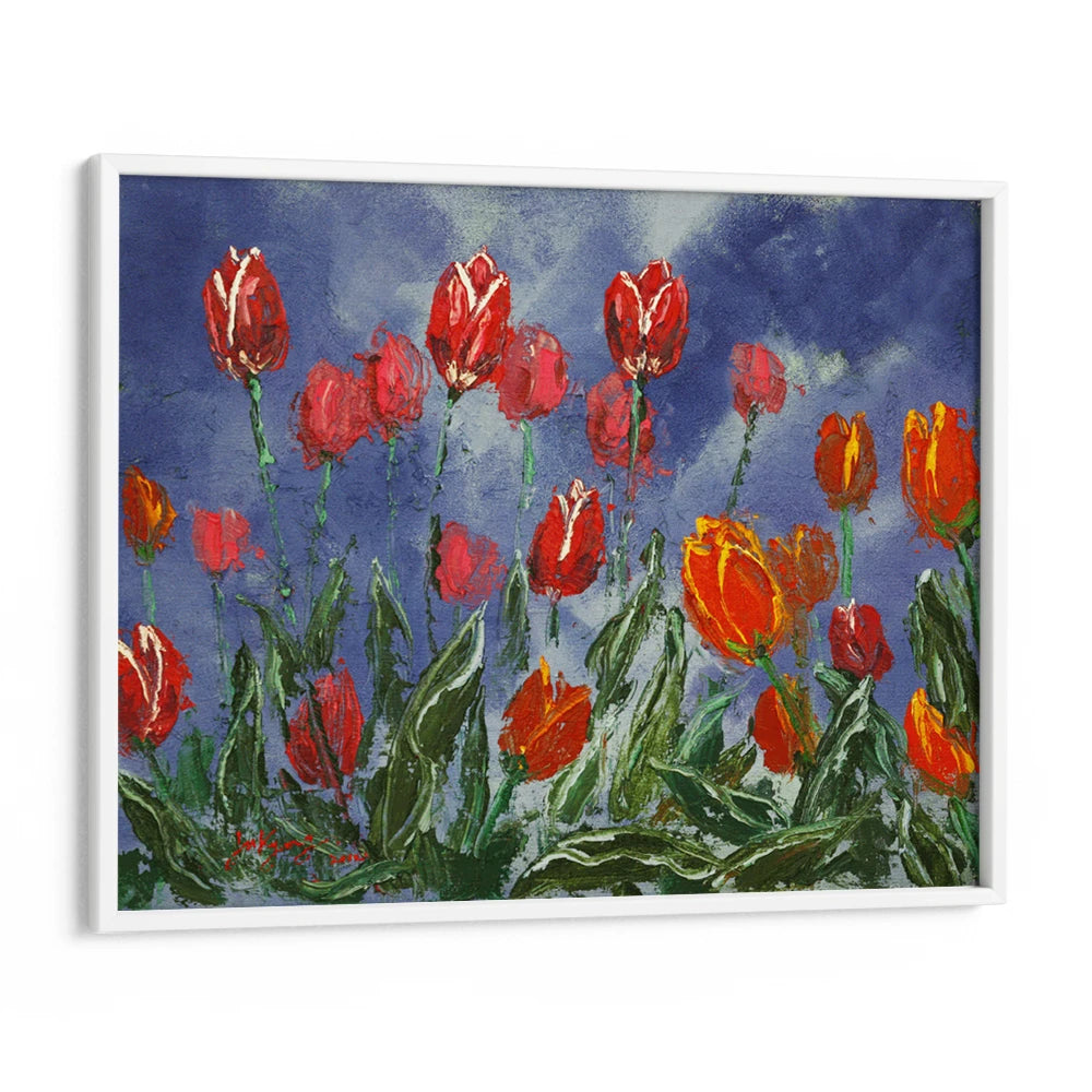 Dramatic Spring Tulips Botanical Wall Art Poster - XS / Matte Paper / Rolled Art - Nook At You