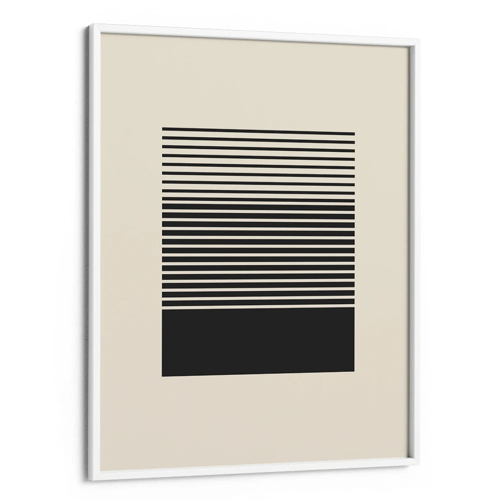 Geometric Black Rhythm Wall Art Painting - XS / Matte Paper / Rolled Art - Nook At You