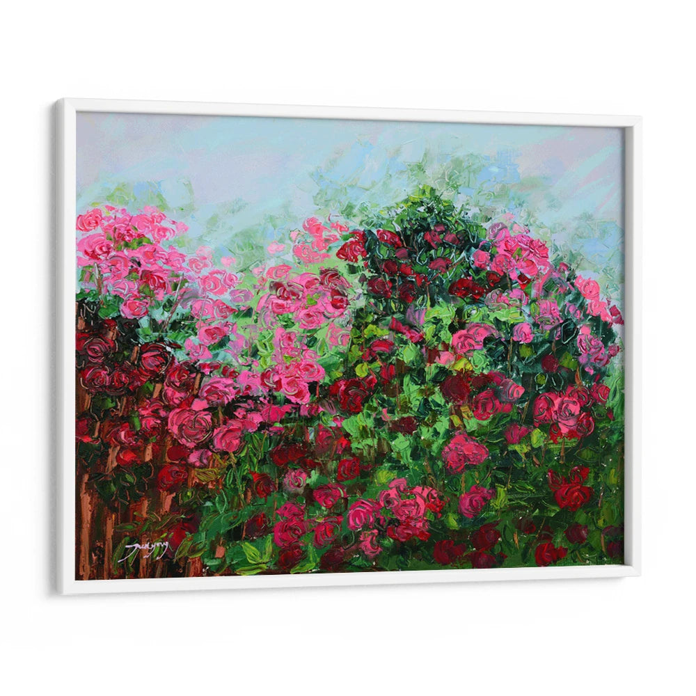Vibrant Rose Garden Botanical Wall Art Poster - XS / Matte Paper / Rolled Art - Nook At You