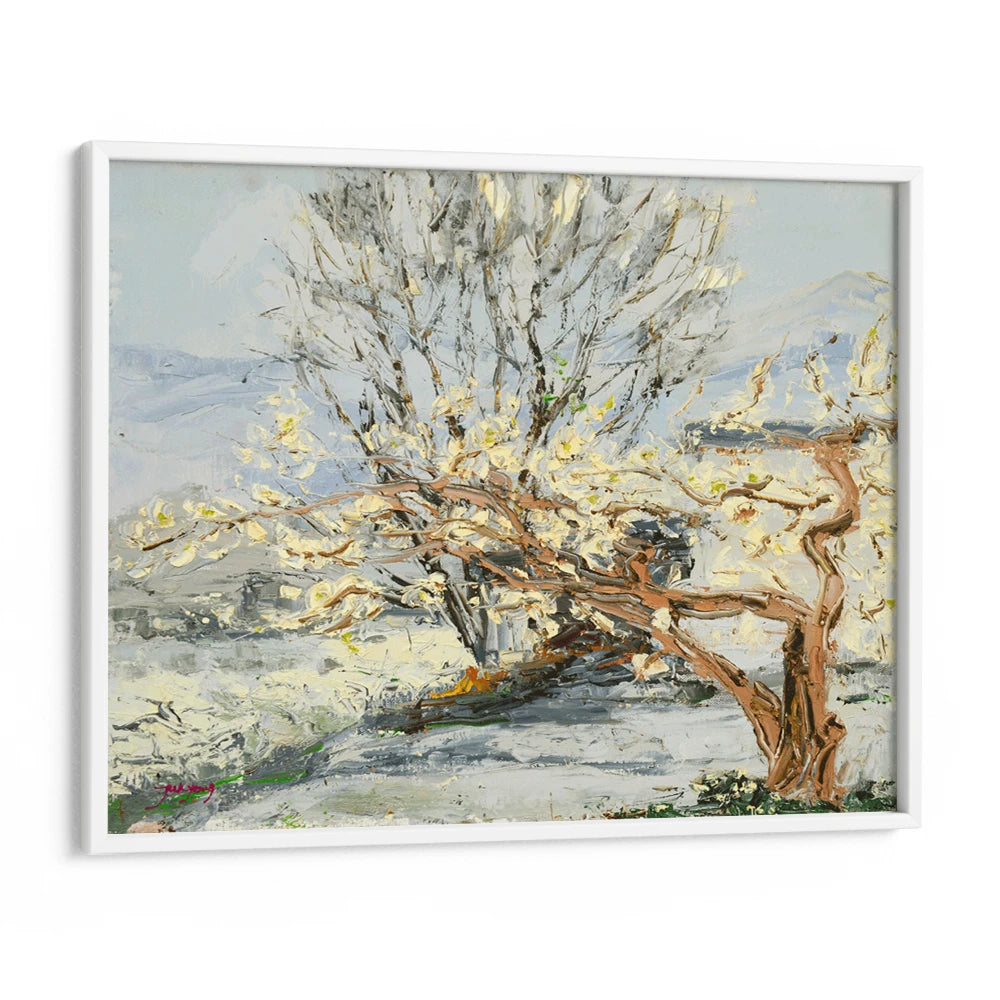 Blossoming Spring Trees Landscape Wall Art Poster - XS / Matte Paper / Rolled Art - Nook At You