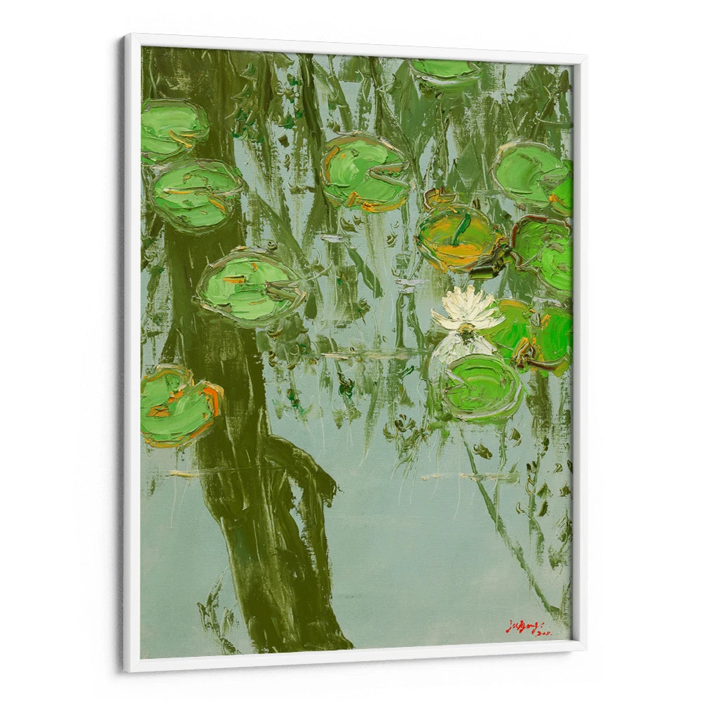 Serene Water Lilies Botanical Wall Art Print - XS / Matte Paper / Rolled Art - Nook At You