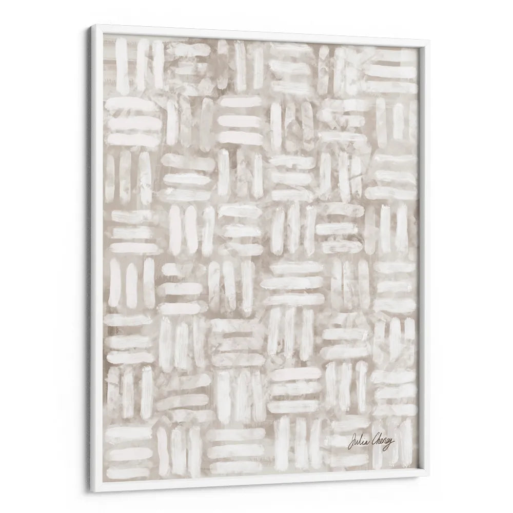 Neutral Woven Texture Abstract Print - XS / Matte Paper / Rolled Art - Nook At You