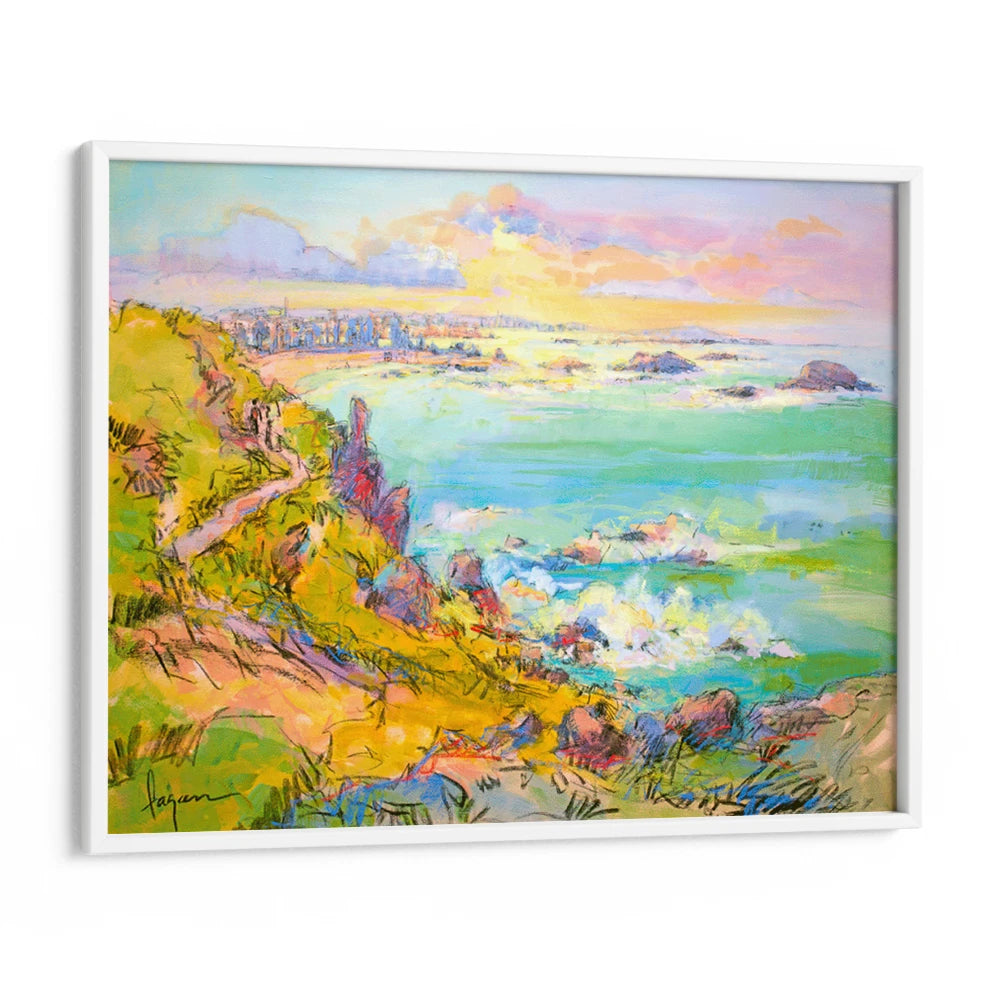 West View Coastal Landscape Print - XS / Matte Paper / Rolled Art - Nook At You