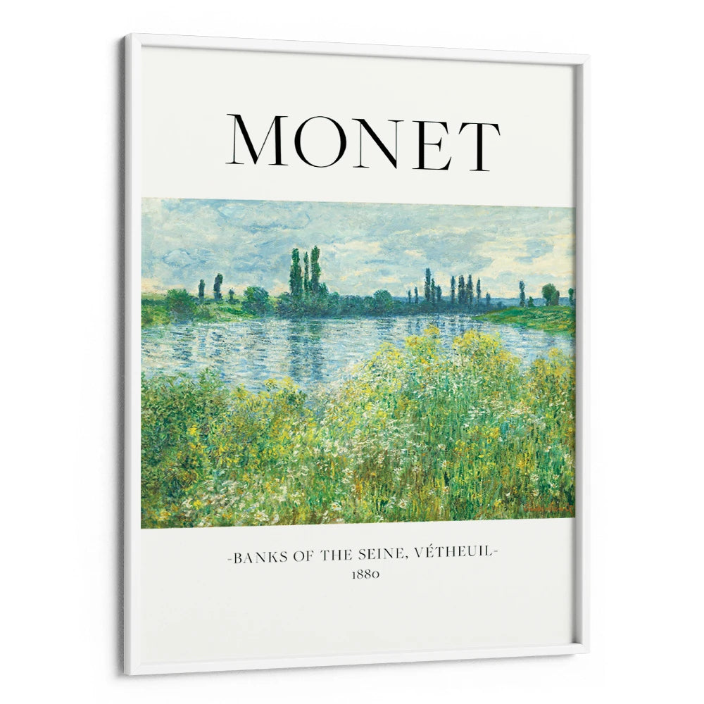 Claude Monet - Banks Of The Seine Vintage Museum Poster - XS / Matte Paper / Rolled Art - Nook At You