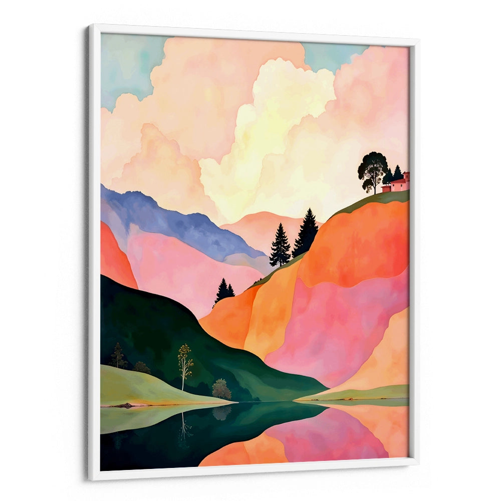 Love In the Air Landscape Canvas Prints - XS / Matte Paper / Rolled Art - Nook At You