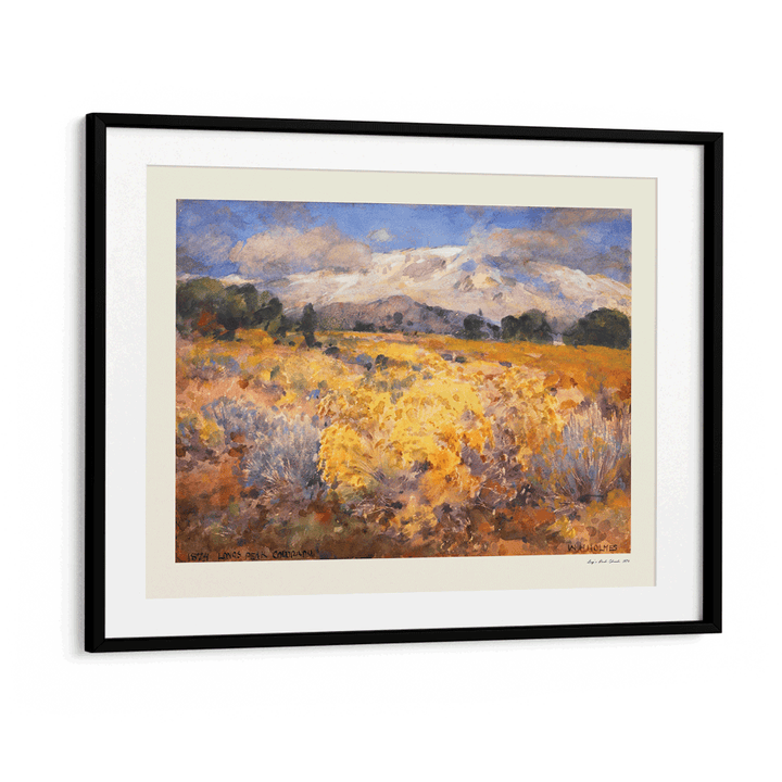 Scenic Splendor Landscape Art-Black Frame With Mount-Nook At You
