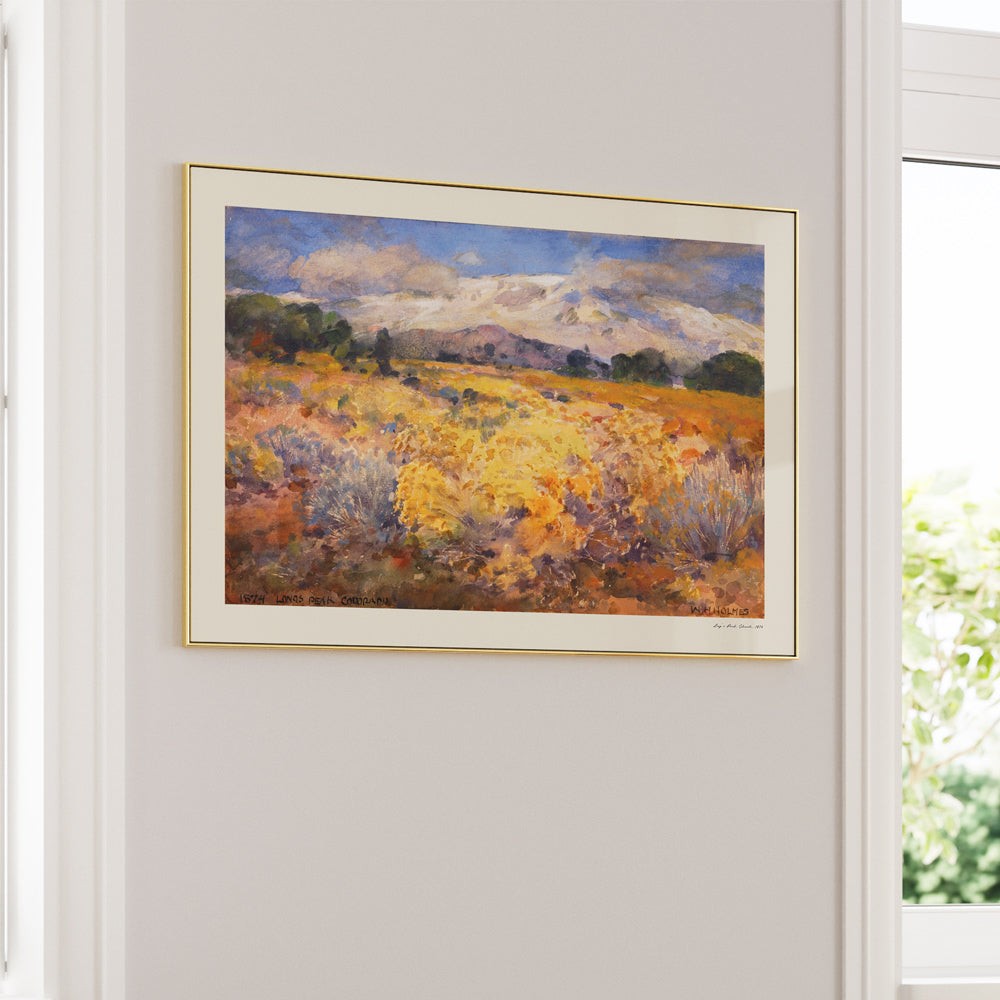 Scenic Splendor Landscape Art-Gold Metal Frame-Nook At You
